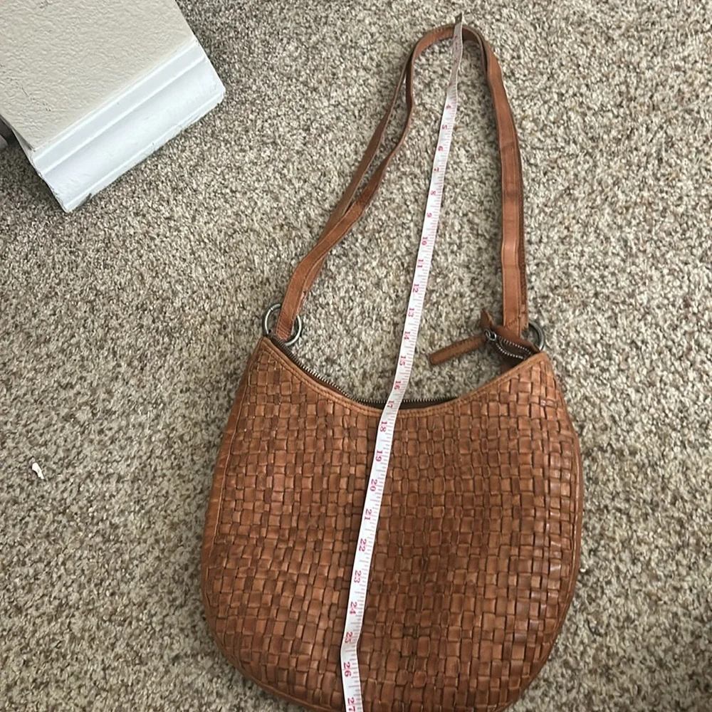 Vilenca Holland genuine leather woven purse - Picture 8 of 9